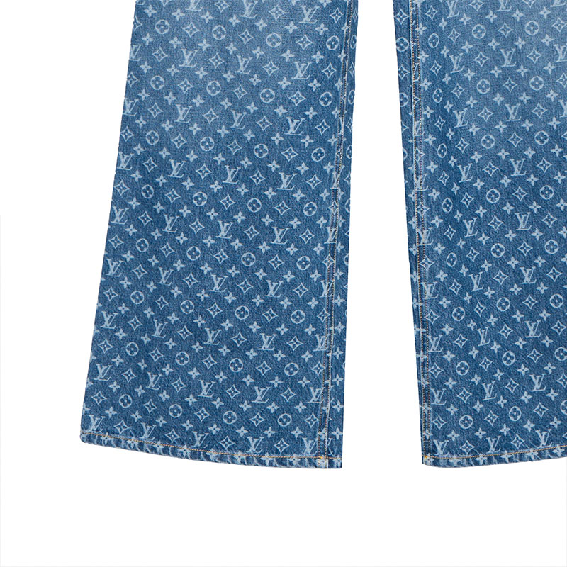 Женские джинсы Louis Vuitton (синие) — фото 6