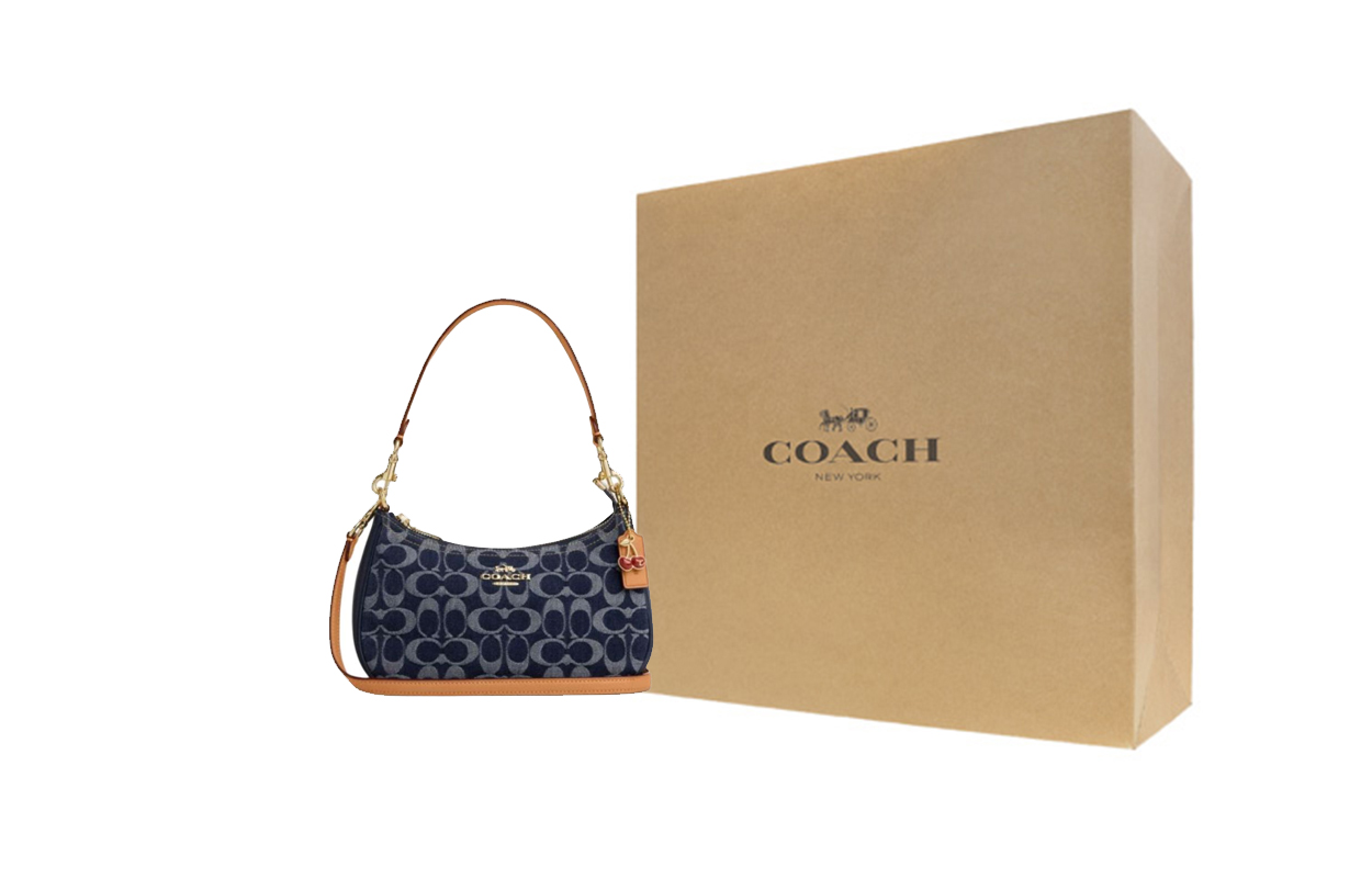 Женская сумка COACH Teri 24 (джинсовый синий)