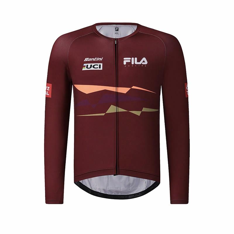 Мужской джемпер Fila CYCLING (бордовый)