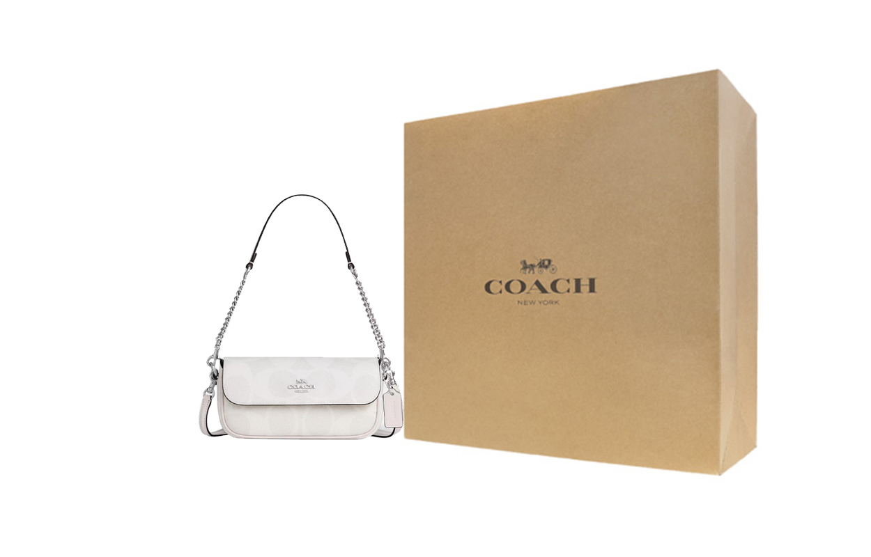 Женская сумка COACH Hailey 20 (белая)