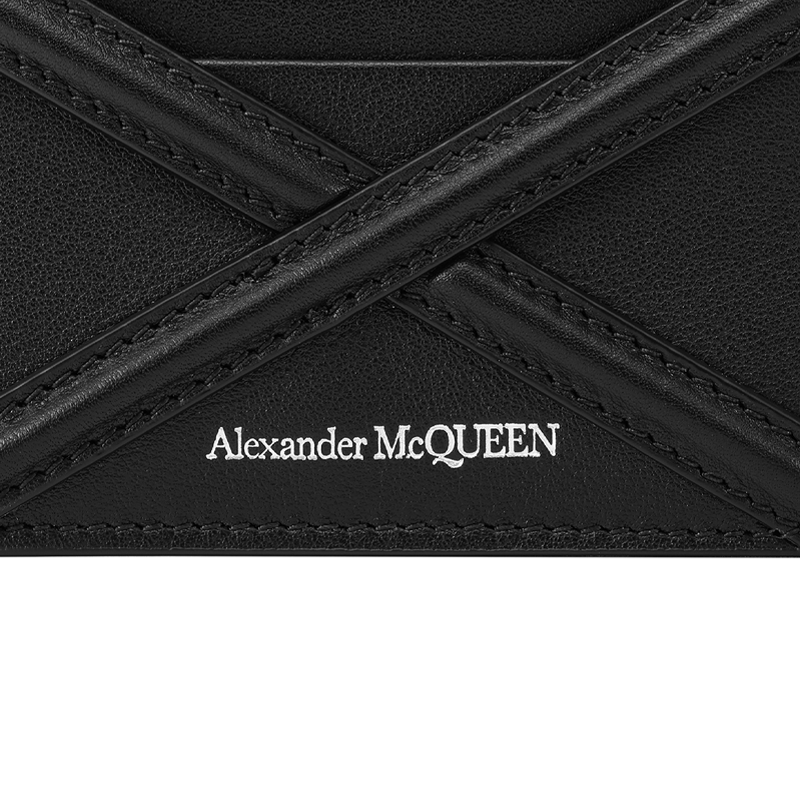Мужской кардхолдер Alexander McQueen Harness (черный) — фото 5