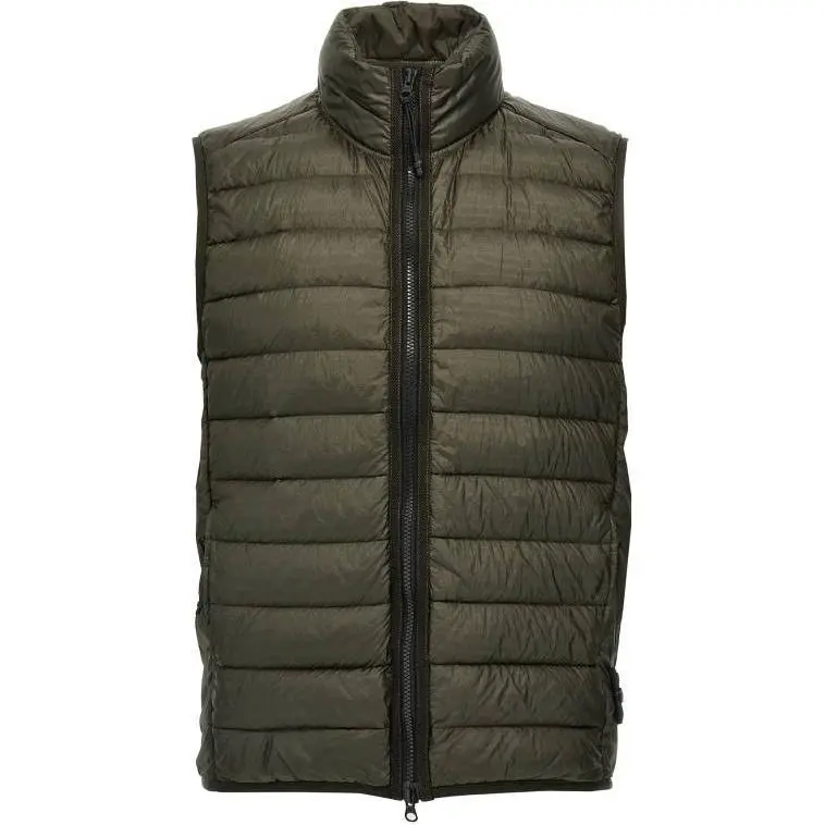 STONE ISLAND Compass Patch High Neck Padded Gilet
