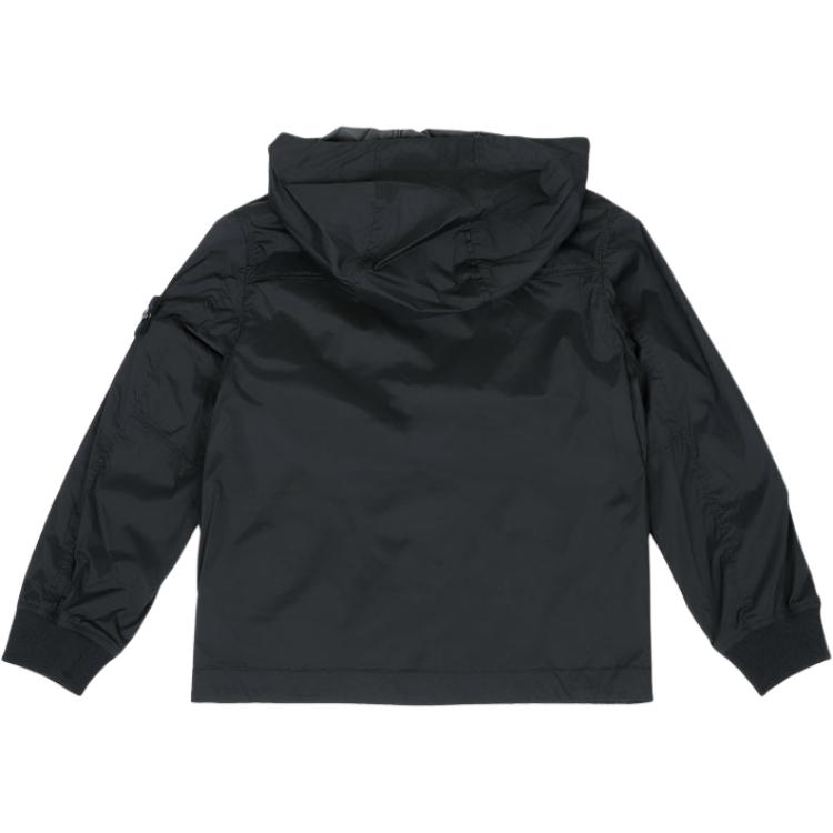 Детская куртка STONE ISLAND Logo (черная) — фото 2
