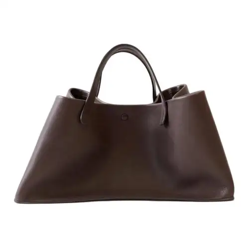 THE ROW Idaho Leather Tote Bag, Shopping Bag, Handbag Women's Brown