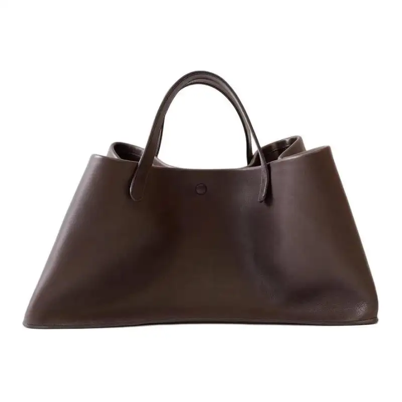 THE ROW Idaho Leather Tote Bag, Shopping Bag, Handbag Women's Brown