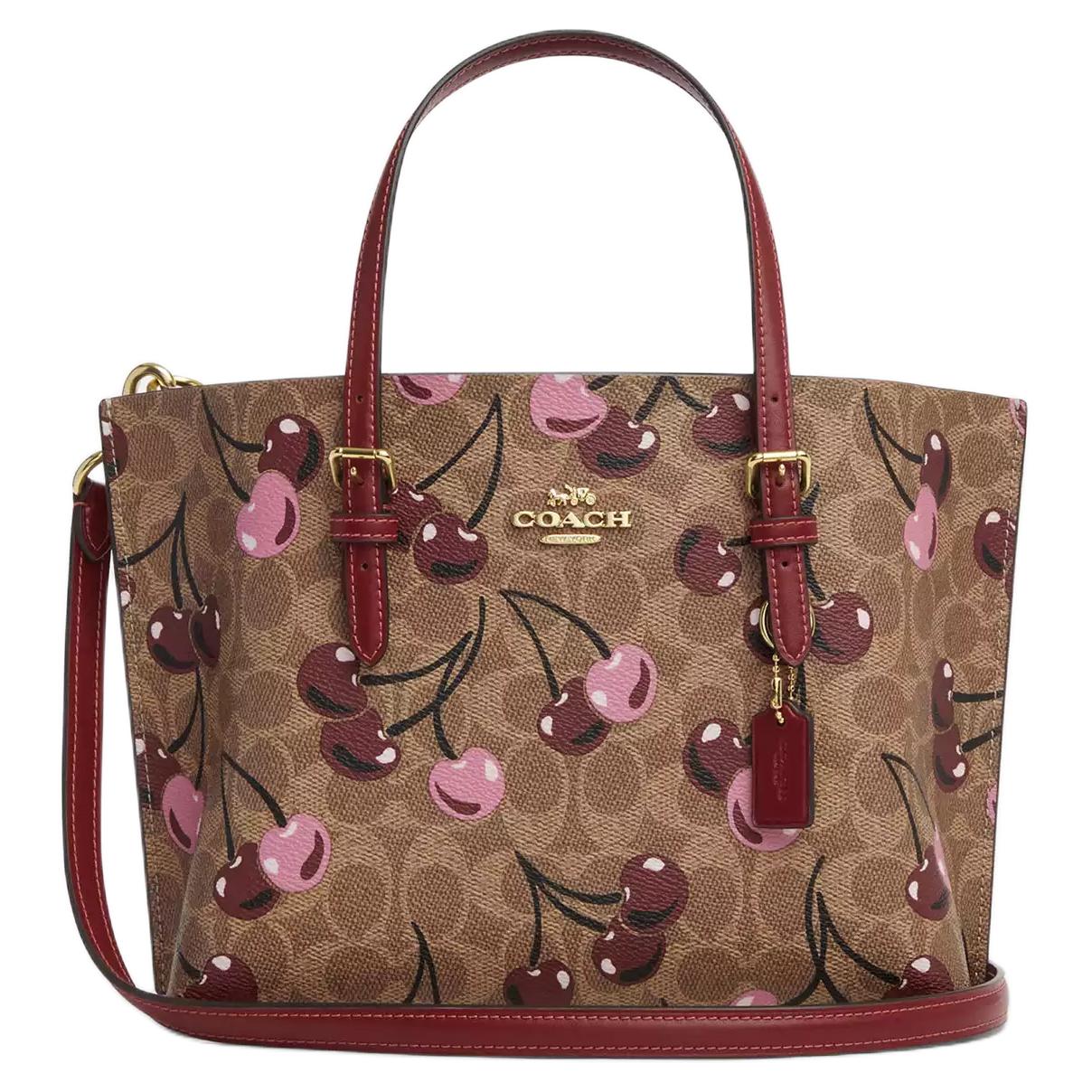 Женская сумка тоут COACH Mollie (коричневая)