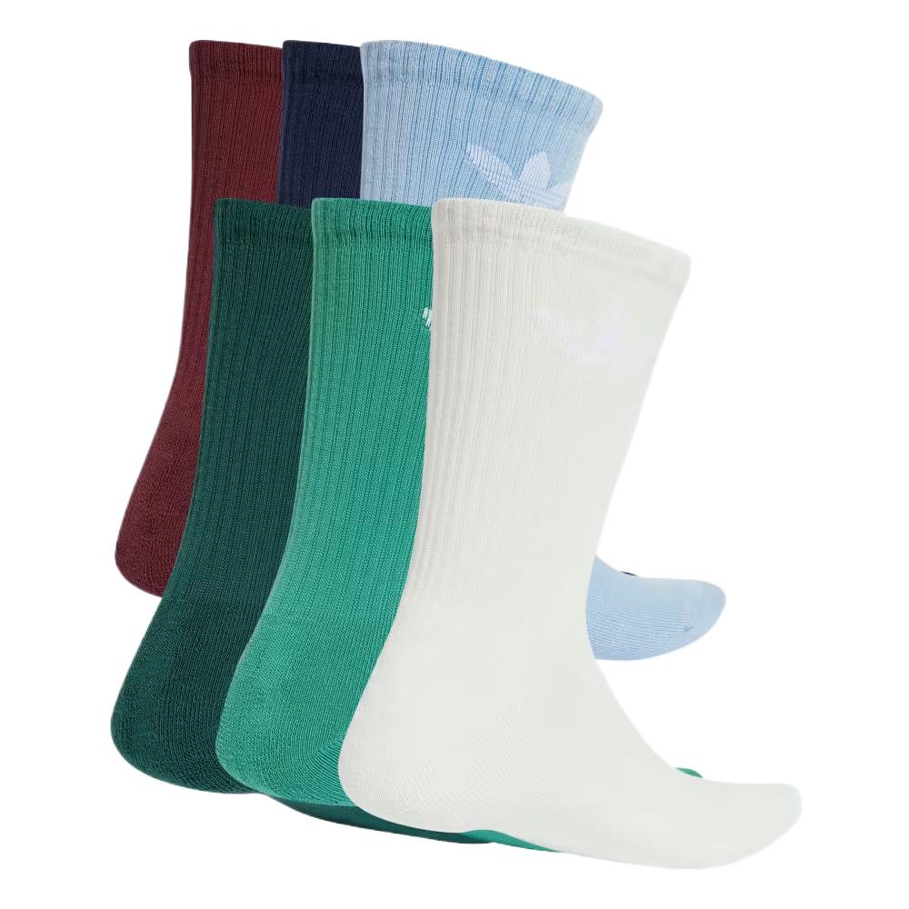 Adidas Originals Trefoil Cushion Crew Socks 6 Pairs