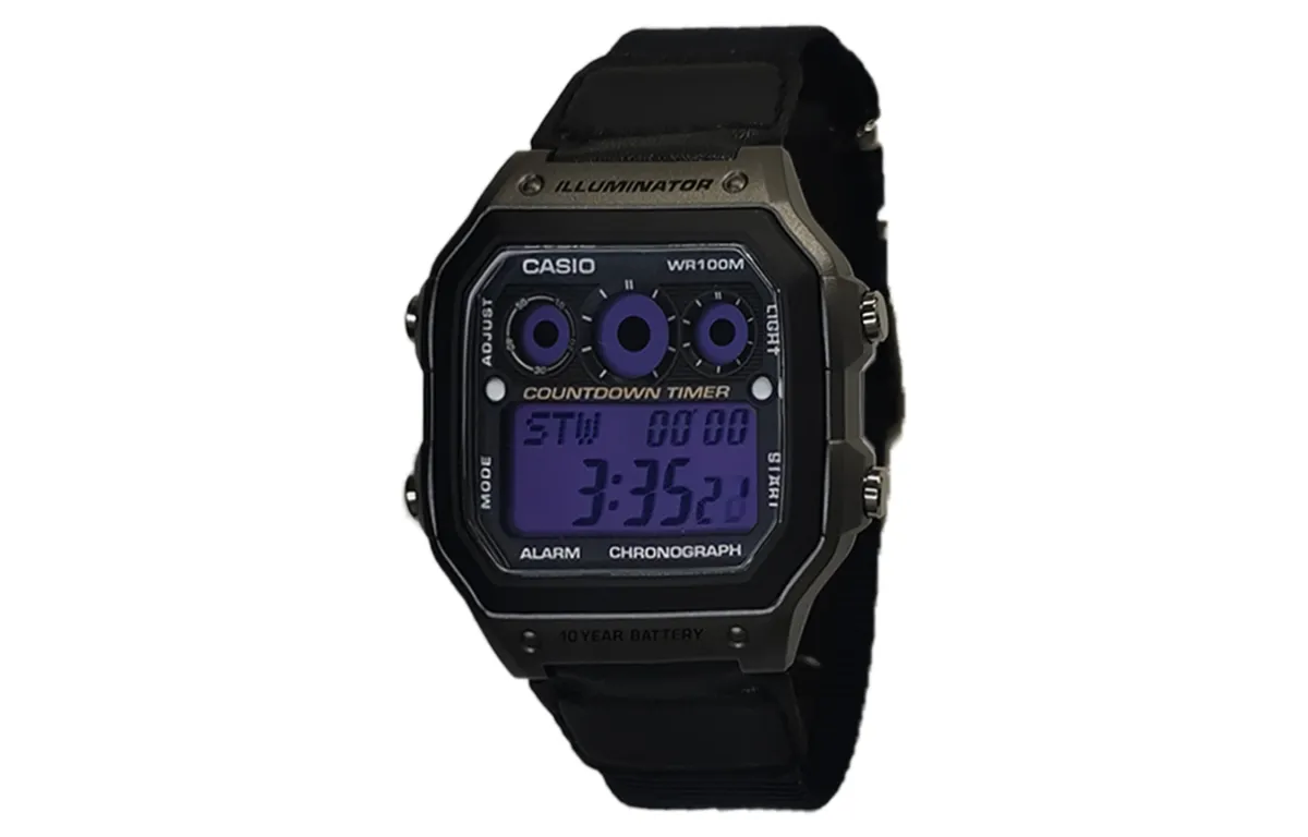 CASIO Custom Collection Quartz Movement Watch Men's Watches Black Dial