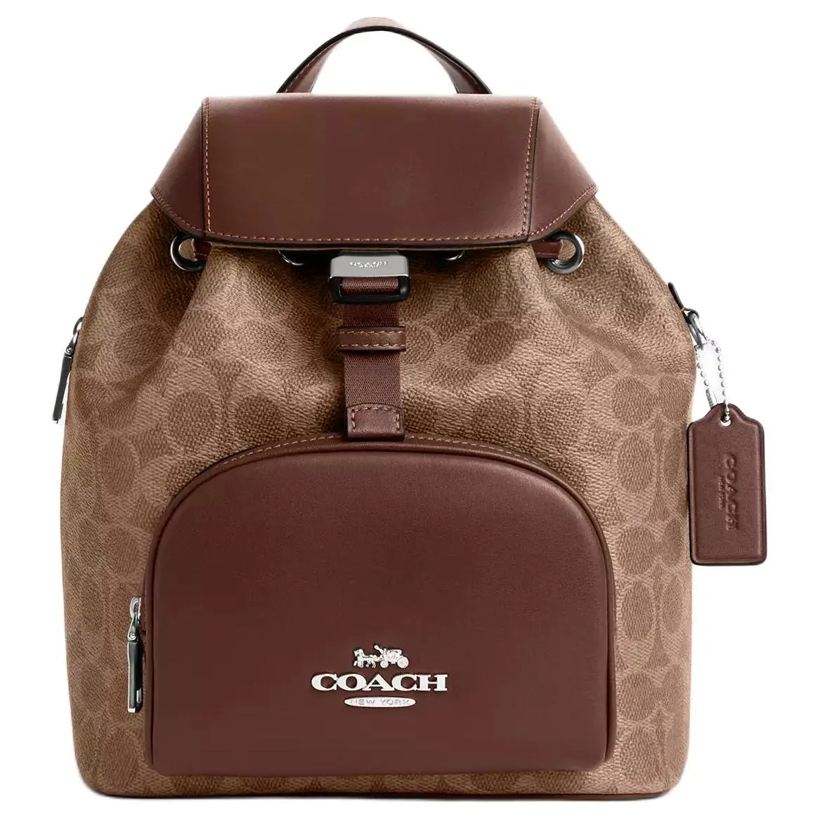 COACH PACE Coated Canvas Backpack Small Women's Brown