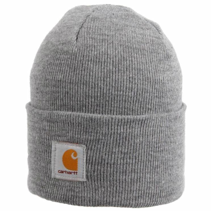 Унисекс шапка Carhartt A18-HGY-OS (серая) — фото 2