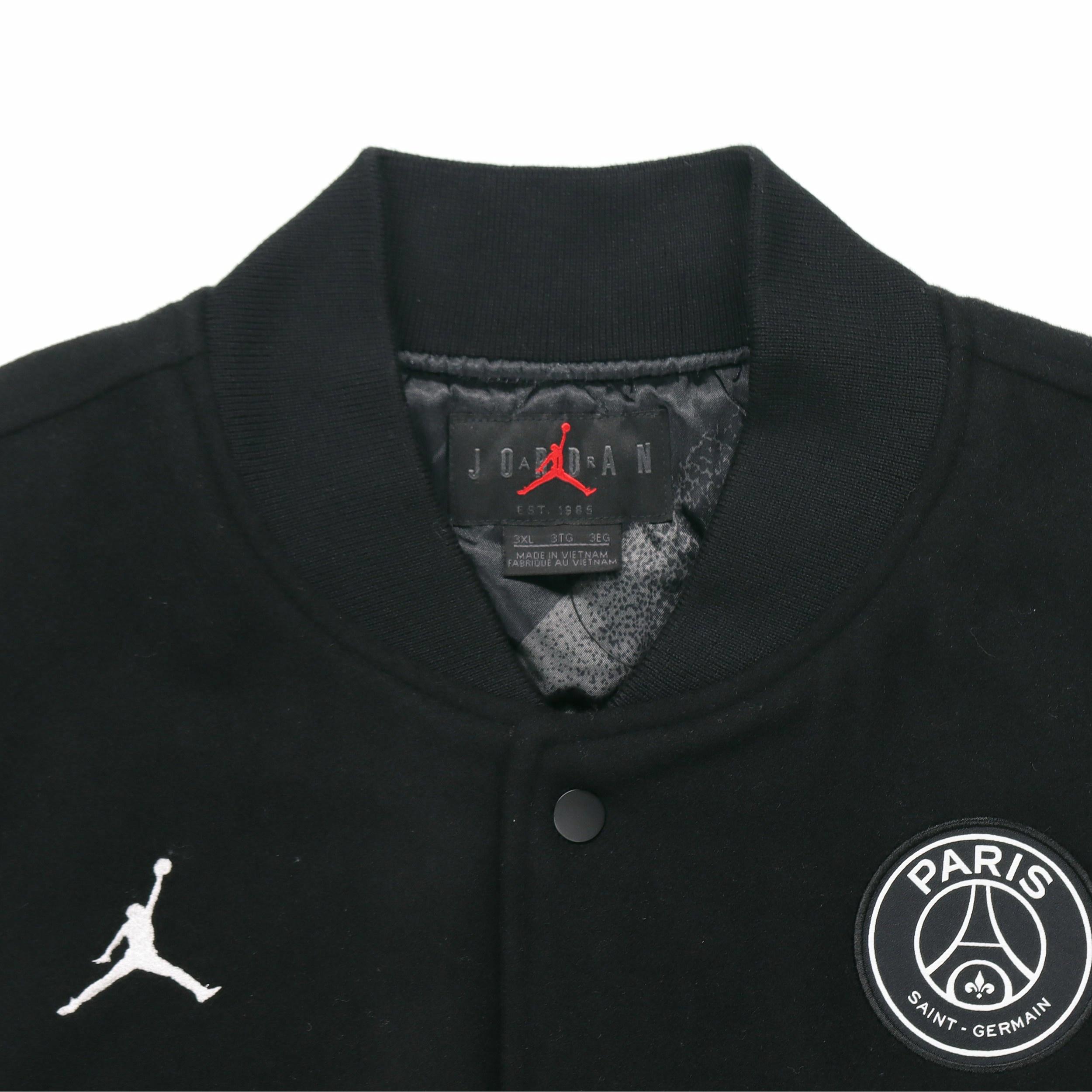Мужская куртка Jordan x PSG (черная) — фото 6