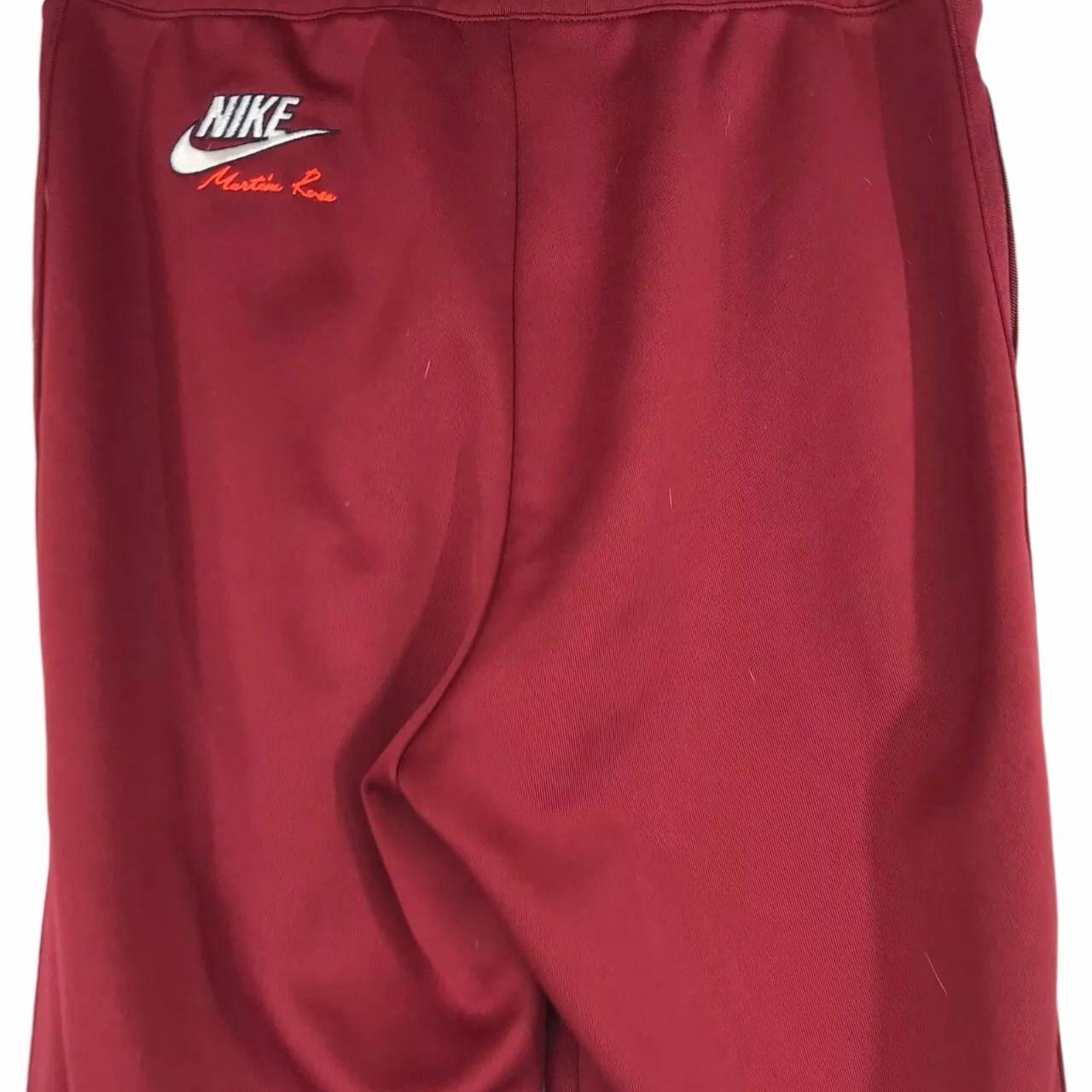 Мужские штаны Nike x MARTINE ROSE TRACK PANT (бордовые) — фото 3
