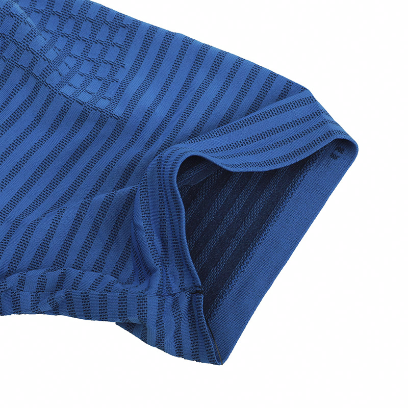 Мужская футболка Nike Techknit Ultra (синяя) — фото 4