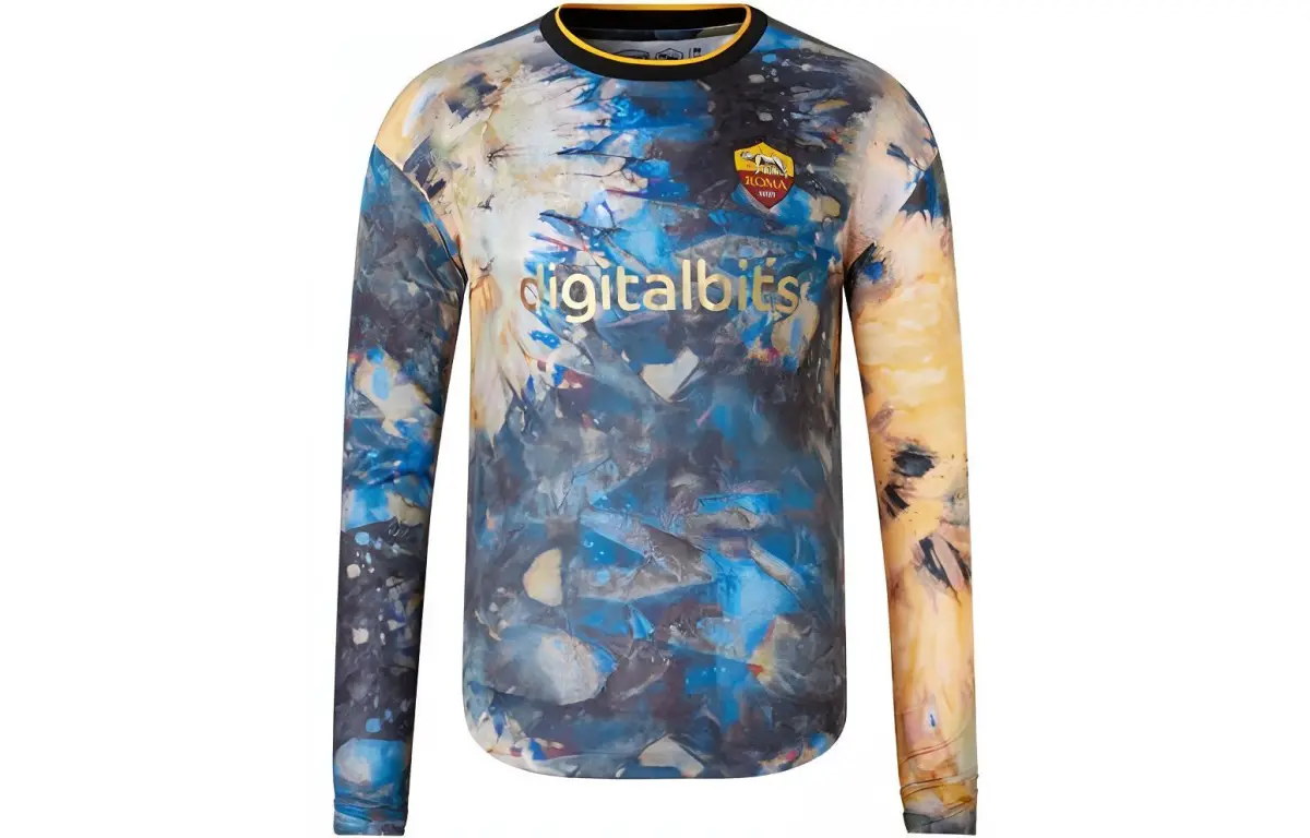 New Balance X Aries T-Shirts Men's Blue Crew Neck Moderate Straight Fit