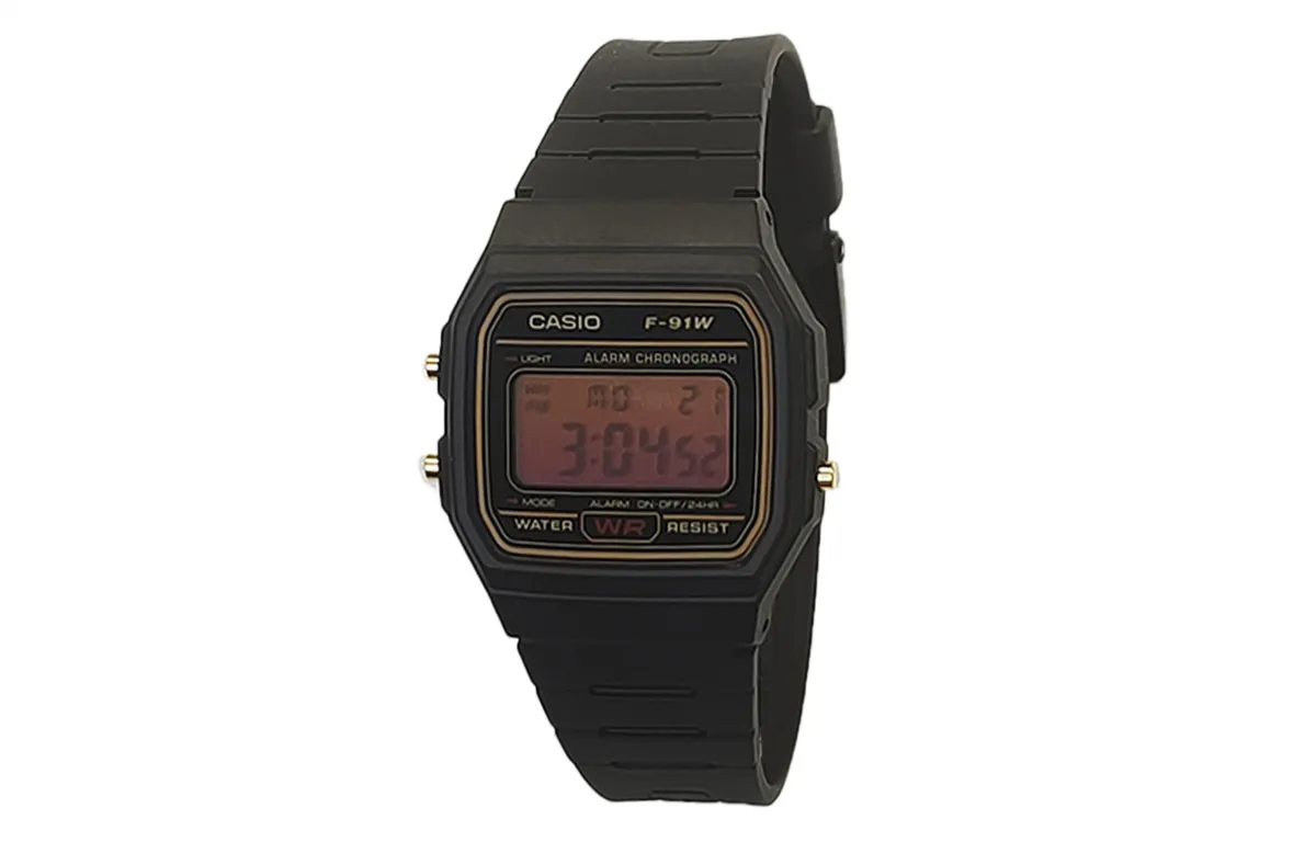 CASIO Custom Collection Quartz Movement Resin Strap Watch Men's Watches Black Dial
