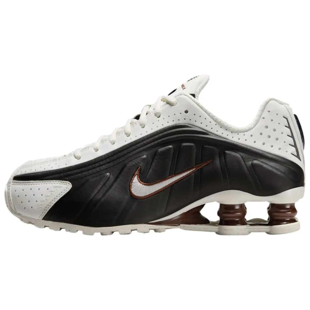 Nike Shox R4 Low top Casual Running Shoes Women's Black White