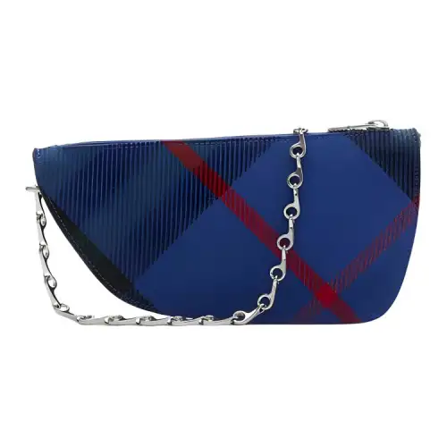 Burberry Cotton Handbag, Shoulder Bag, Crossbody Bag Mini Women's Knight Blue