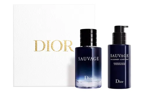 DIOR Men's cleansing milk with a light fragrance, perfume, lavender set