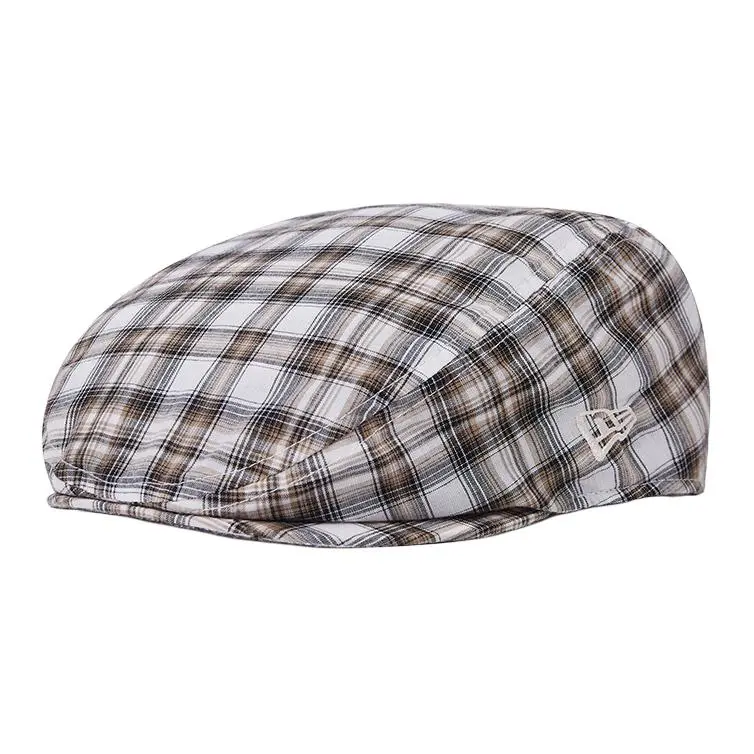 New Era Cotton Berets Unisex Brown