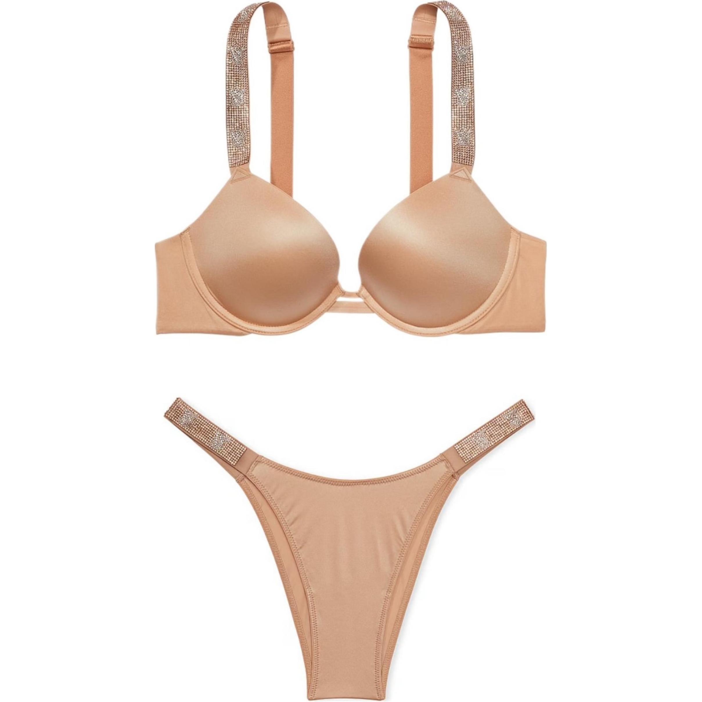 Комплект нижнего белья Victoria's Secret (коричневый)