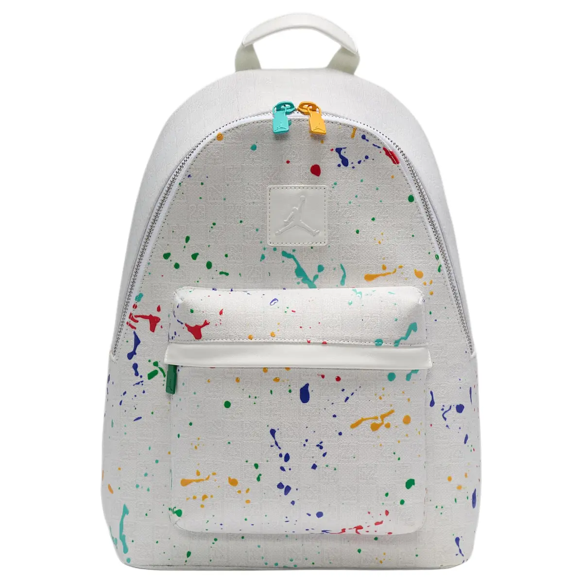 Jordan Monogram Polyester Backpack Unisex White