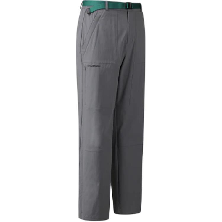 SALOMON Sports Pants Unisex Gray