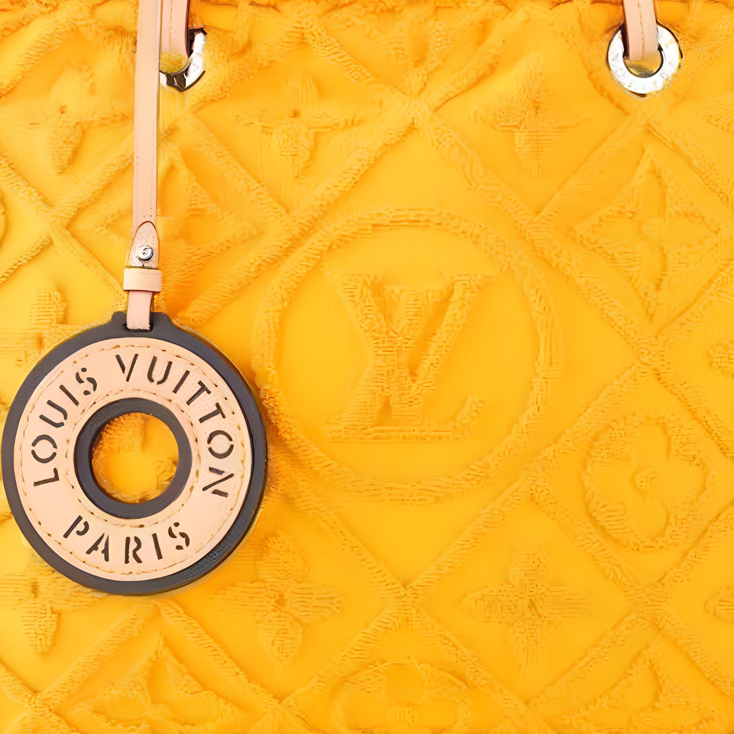 Женская сумка Louis Vuitton LOUIS VUITTON Tote (желтая) — фото 4