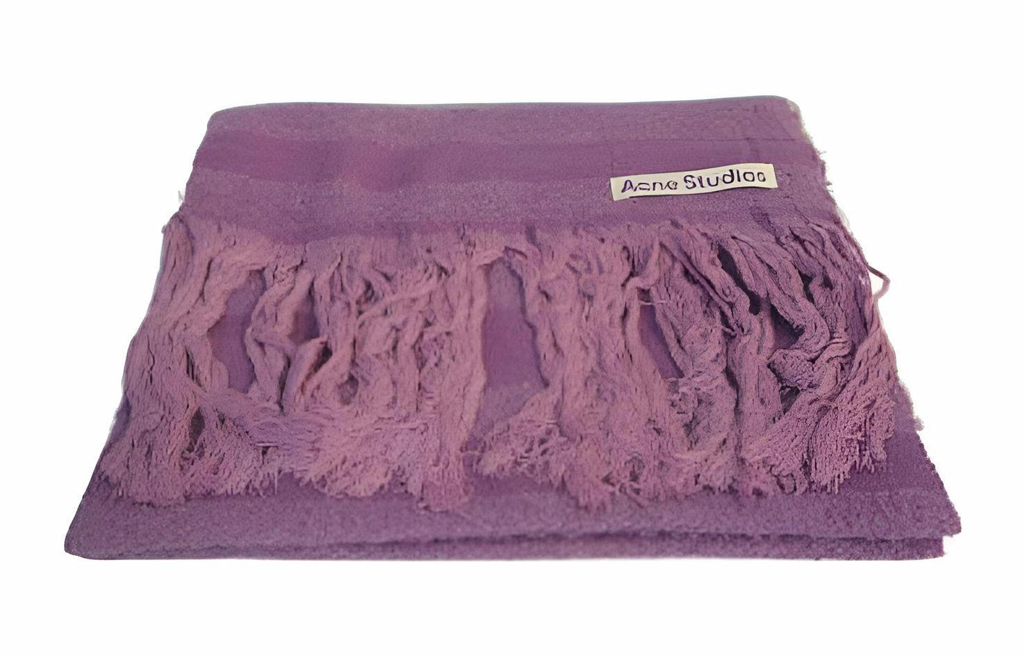 Женский шарф Acne Acne Studios Minimalist Knit (фиолетовый)