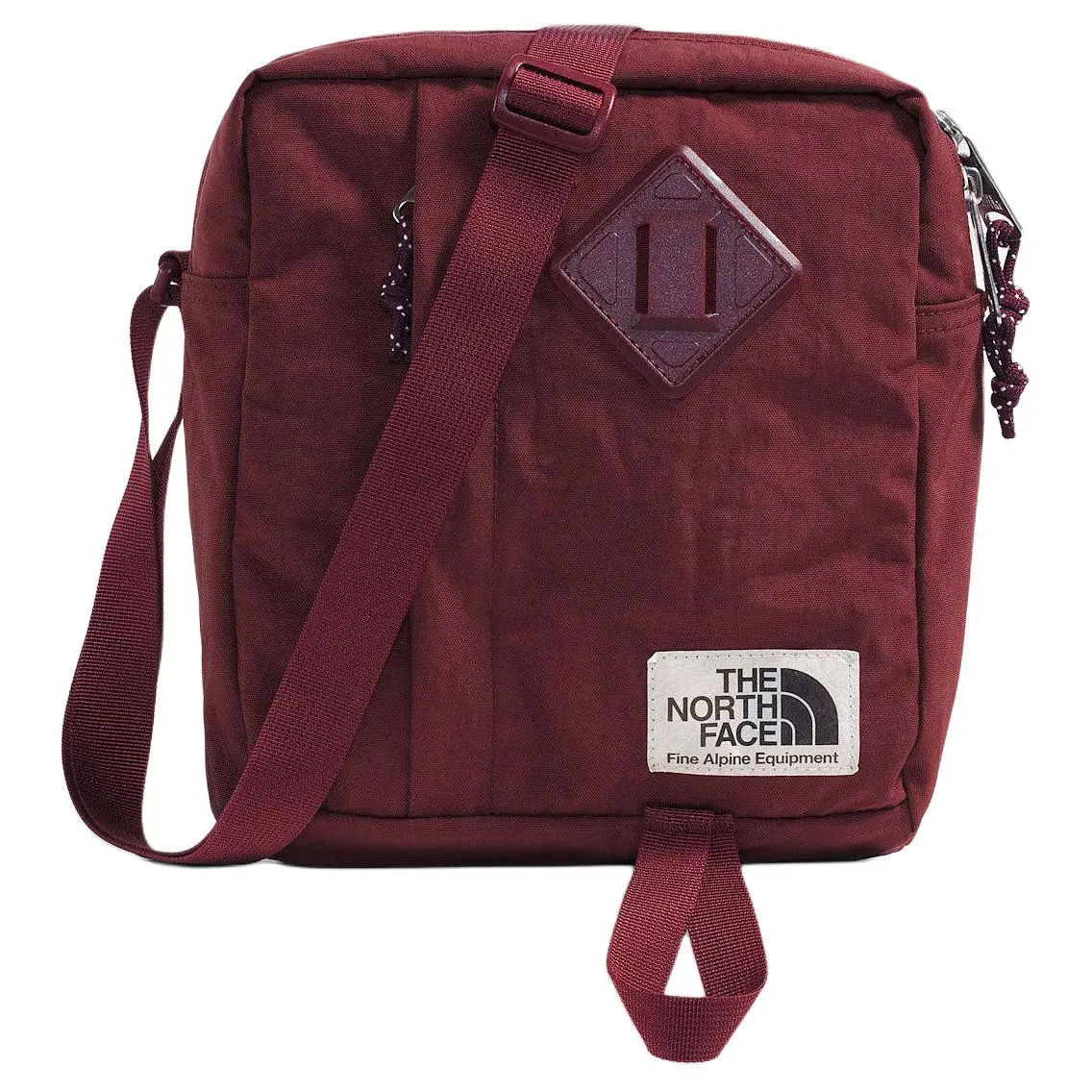 THE NORTH FACE Berkeley 4.7L One Shoulder Crossbody Outdoor Bag Nylon Burgundy Unisex