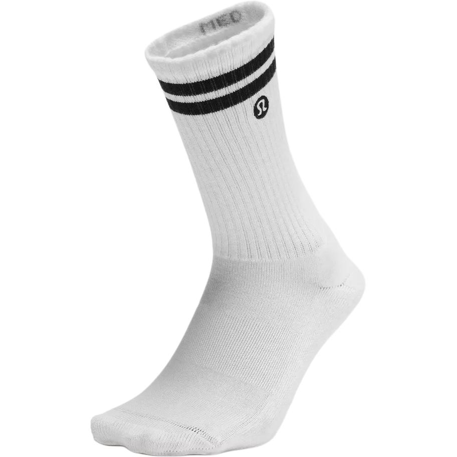 Lululemon Crew Socks Unisex 3 Pack White
