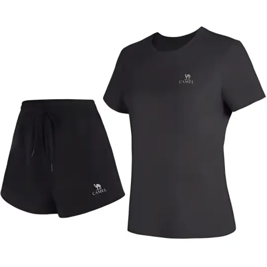 CAMEL Yoga Sets Women's Moderate