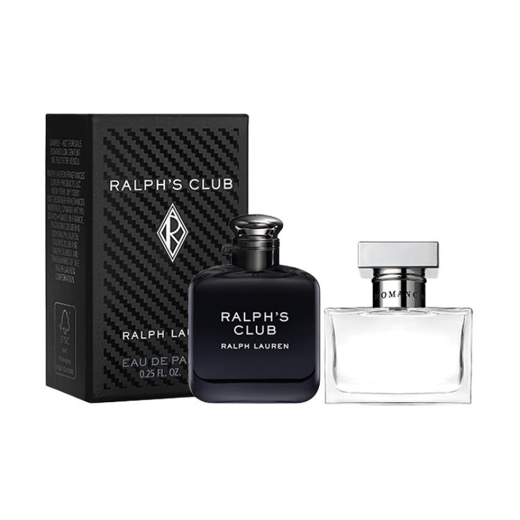 Ralph Lauren Club Romance Perfume Sample Set Two Piece Set Eau De Parfum EDP Lavender Jasmine 7ml+7ml