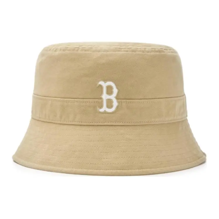MLB Cotton Bucket Hats Unisex Beige