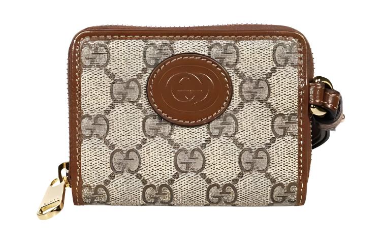 Мужская сумка Gucci Monogram Canvas (коричневая)