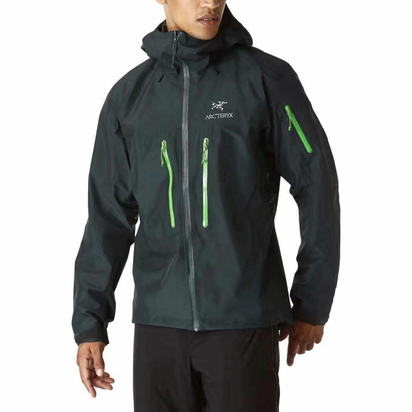 Мужская куртка Arcteryx Alpha SV (черная) — фото 16