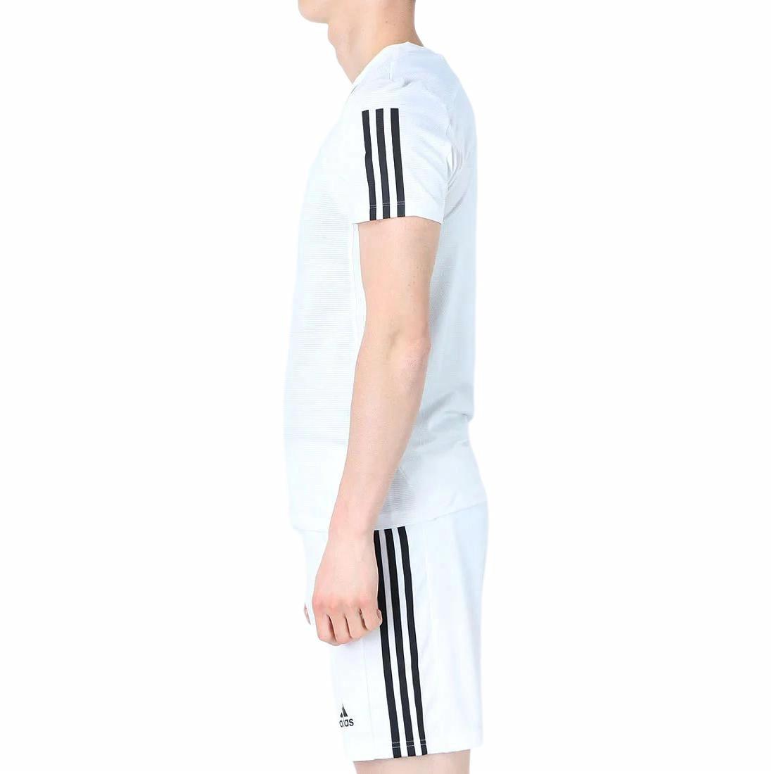 Мужская футболка adidas Aero3s Tee Pb T (белая) — фото 5