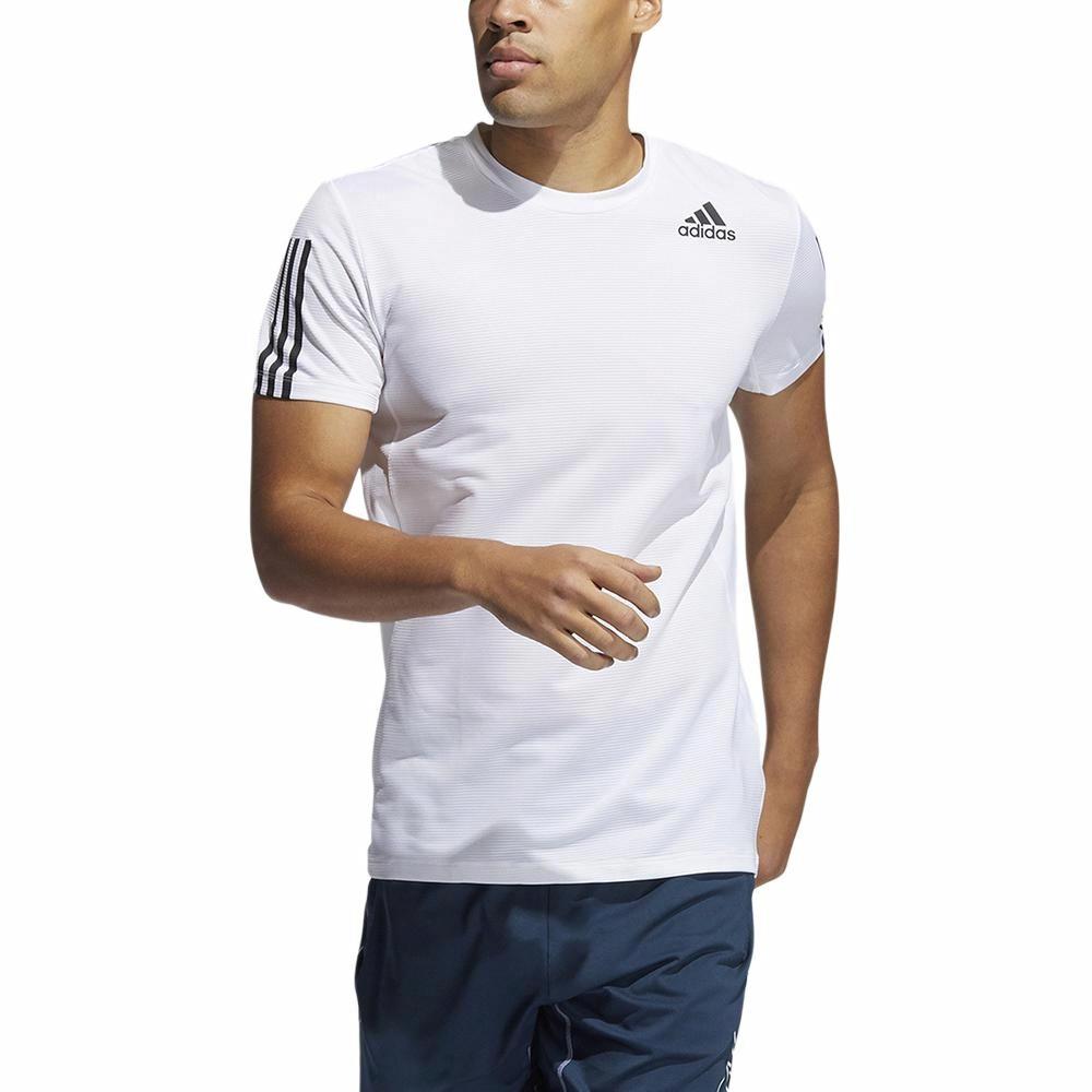 Мужская футболка adidas Aero3s Tee Pb T (белая) — фото 4