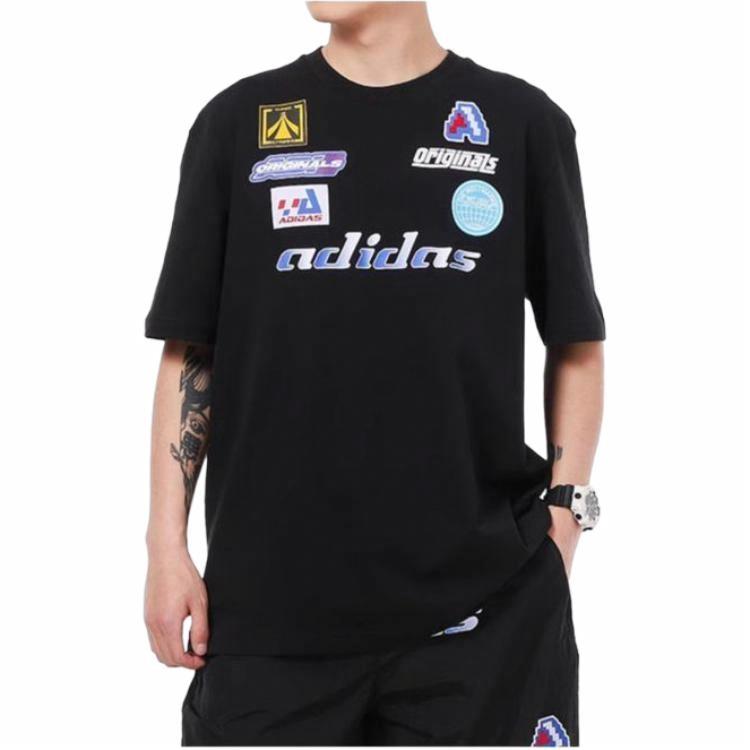 Мужская футболка adidas originals Tgp Ss Tee 2 T (черный) — фото 6