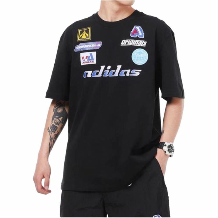 Мужская футболка adidas originals Tgp Ss Tee 2 T (черный) — фото 5