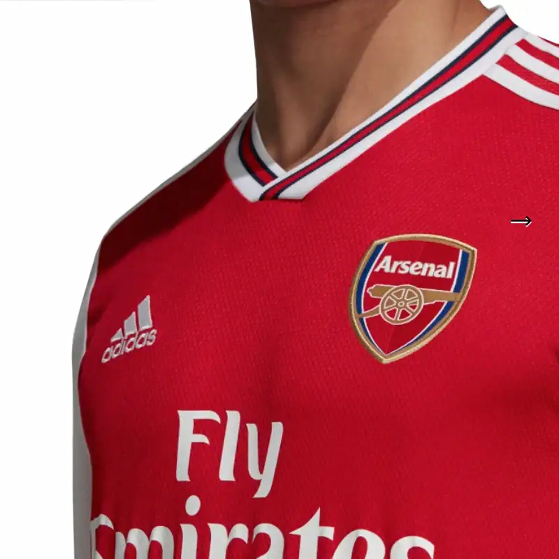 Мужская футболка adidas AFC H JSY (красная) — фото 4