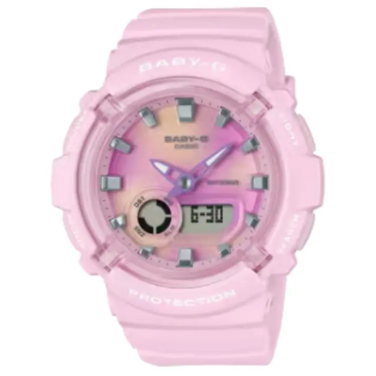 CASIO BGA 280 Collection ['100', 301050]m Waterproof Quartz Movement Resin Strap Watch Women's Watch