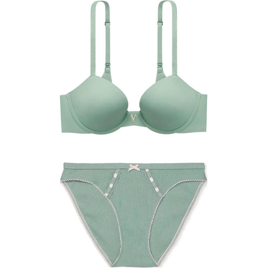 Женский комплект нижнего белья Victoria's Secret (зеленый)