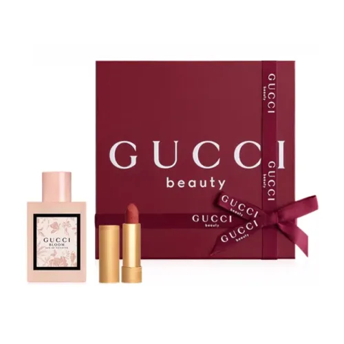GUCCI Gucci, perfume, velvet lipstick, gift box, floral set, 50 ml, 3.5g, Birthday gift