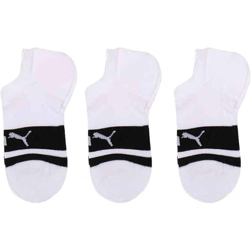 PUMA Ankle Socks Unisex 6 Pack White