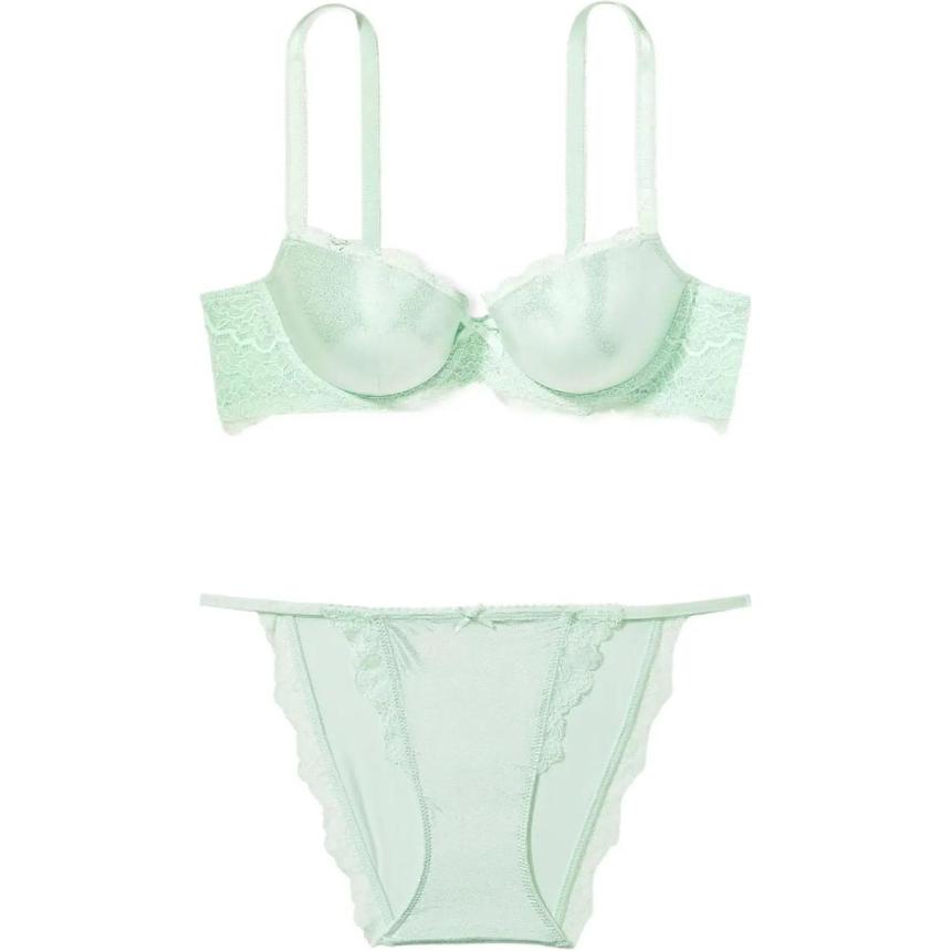 Женский комплект нижнего белья Victoria's Secret (зеленый)