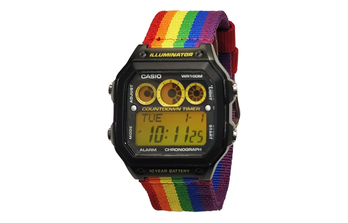 CASIO Custom Collection Quartz Movement Watch Men's Watches Black Dial