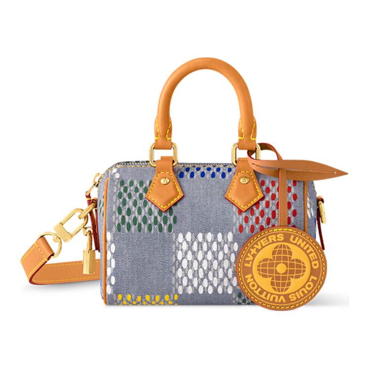 Женская сумка Louis Vuitton Speedy 18 (разноцветная)