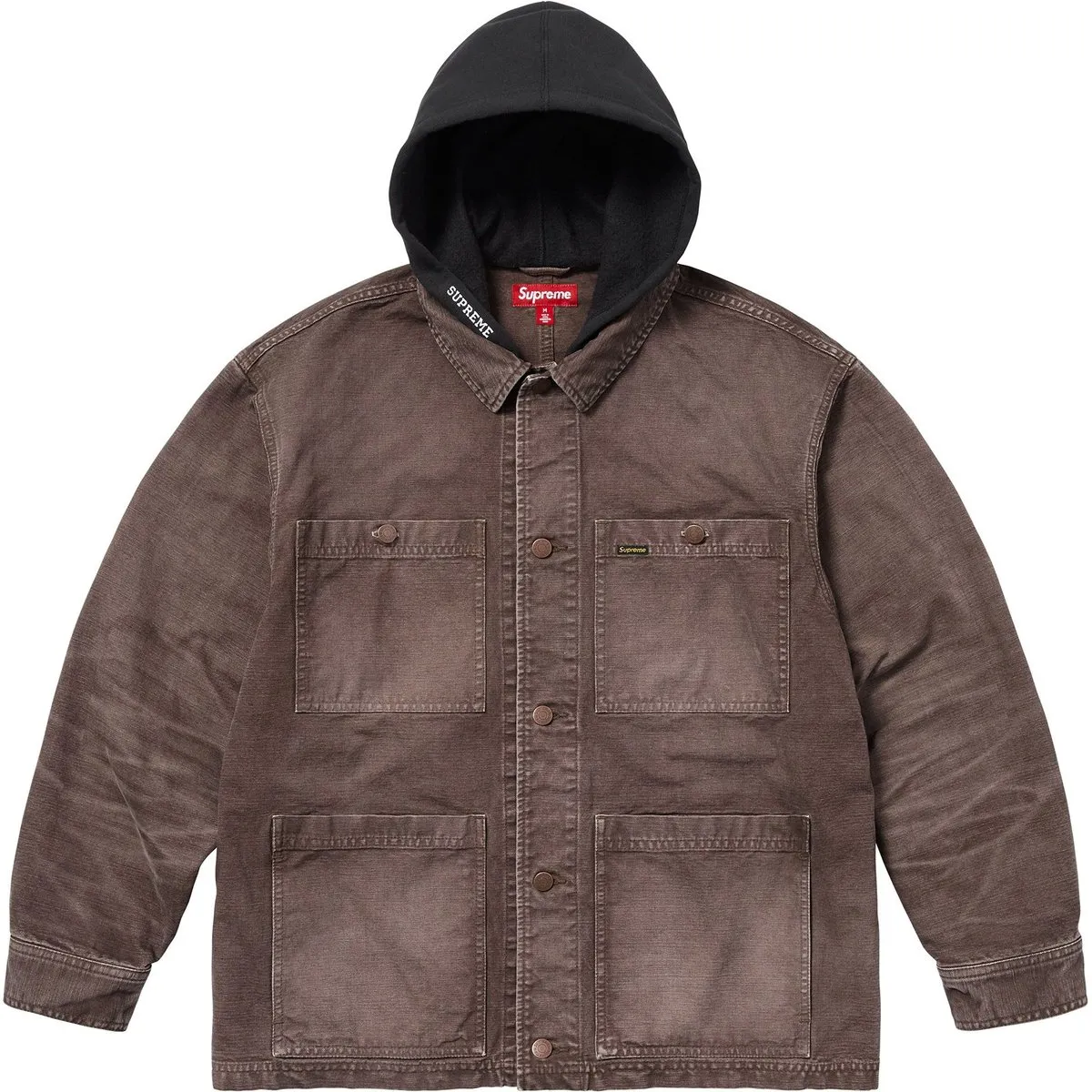 Supreme Worn Hooded Chore Coat