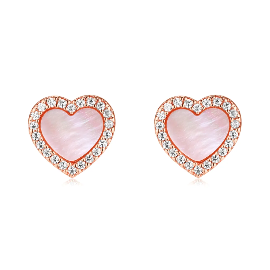 Apm Monaco VALENTINE Alloy Stud Earrings Women's Pink