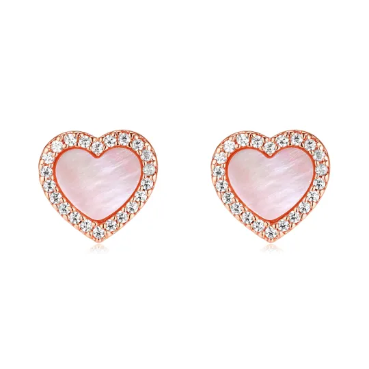 Apm Monaco VALENTINE Alloy Stud Earrings Women's Pink